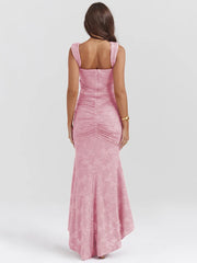 Off-shoulder Sleeveless Bodycon Club Party Maxi Dress
