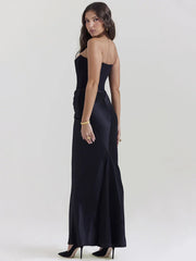 Off-shoulder Backless Club Party Maxi Dress