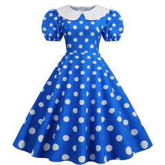 Elegant Vintage Retro Style 60s Floral Gown Rockabilly Prom Party Dress