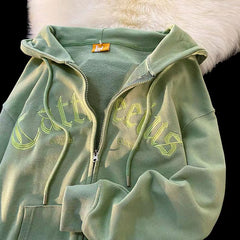 Harajuku Casual Letter Hoodie