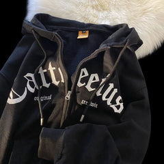 Harajuku Casual Letter Hoodie