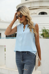 Lace elegant women plain v neck vests