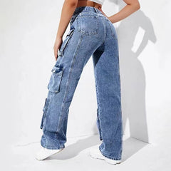 Loose Fit Cargo denim jeans