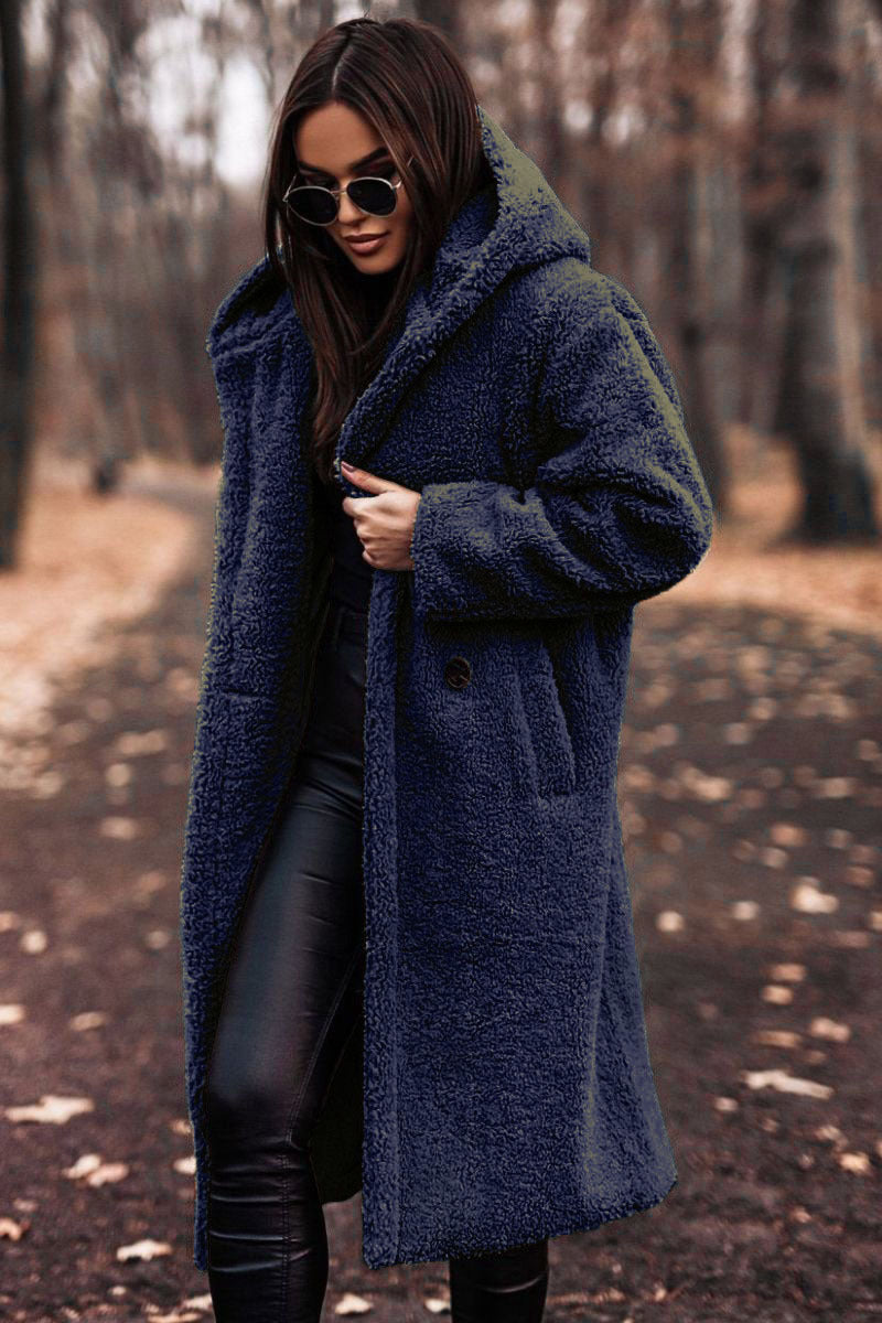 Long woolen coat