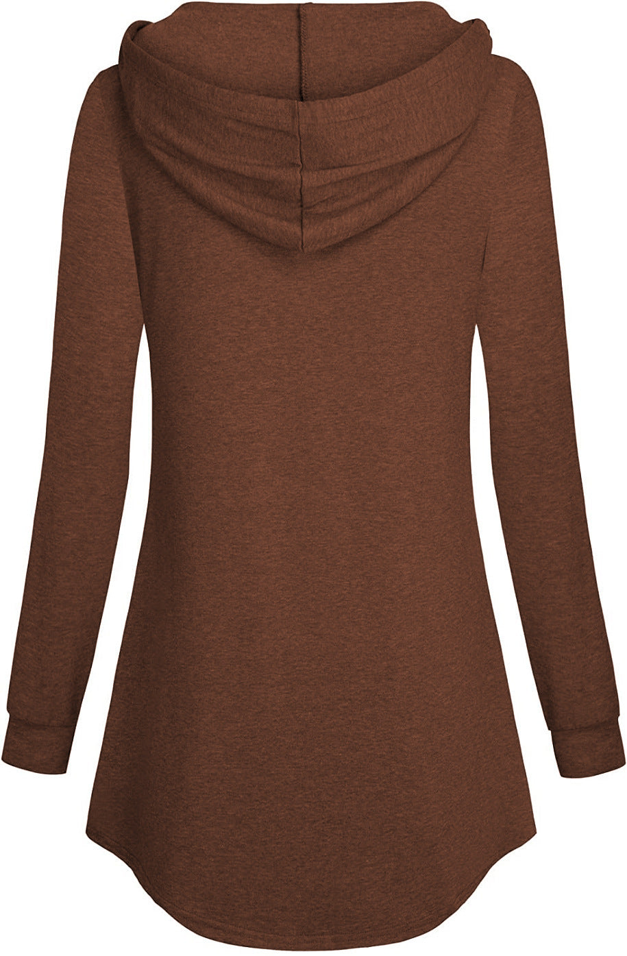 V neck design hoodied women plain daily hoodies