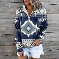 Hooded Bohemia Style Casual Long Sleeve Hoodies