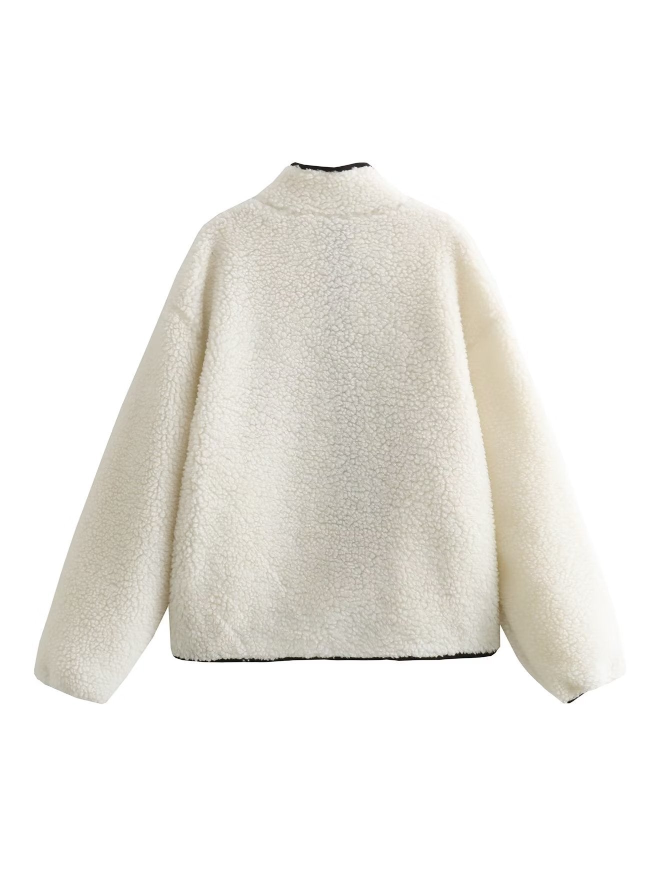 Loose Teddy fleece jacket