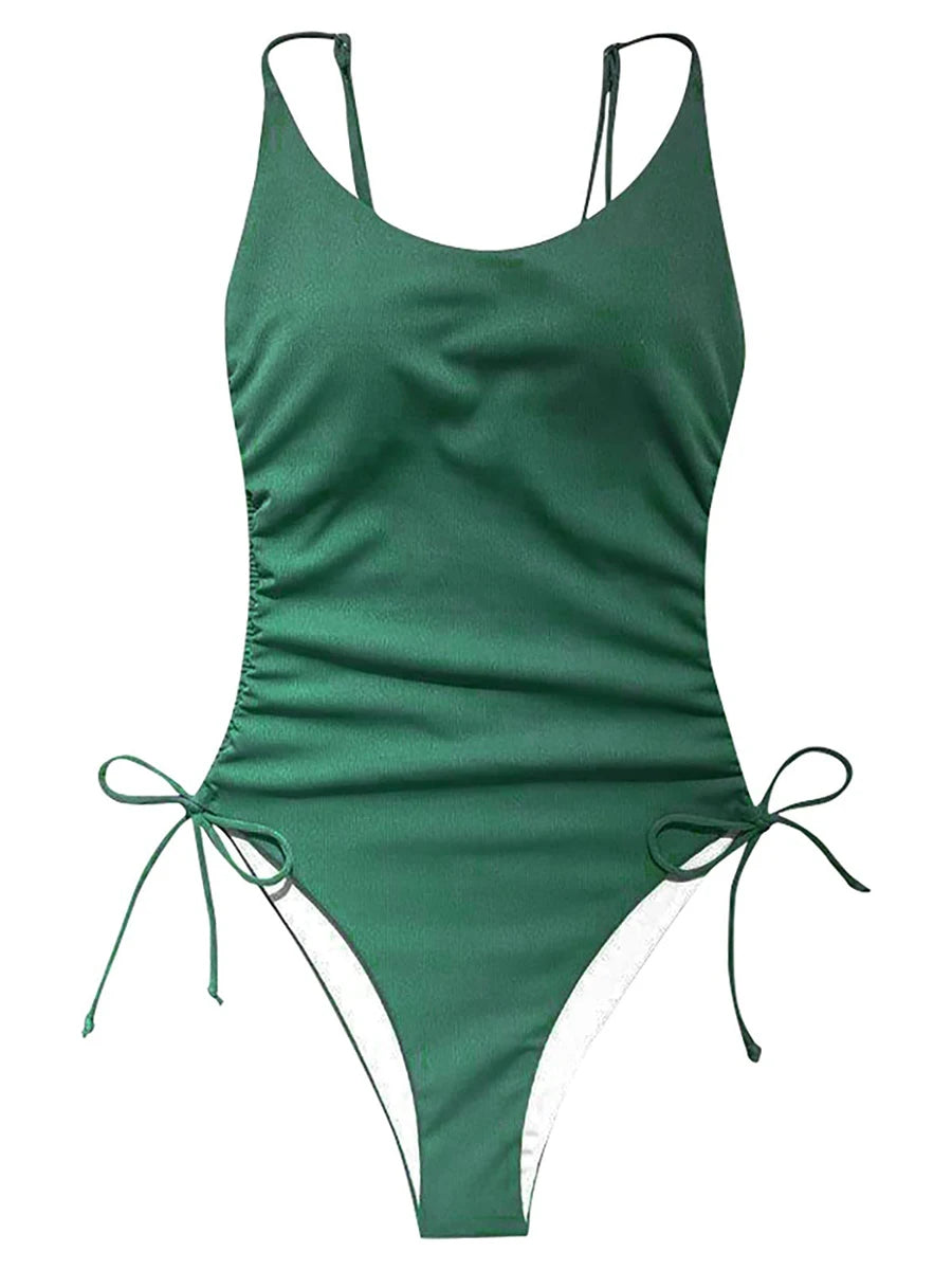 Monokini Bikini Swimwear Bathing Suit Basic Swimsuit