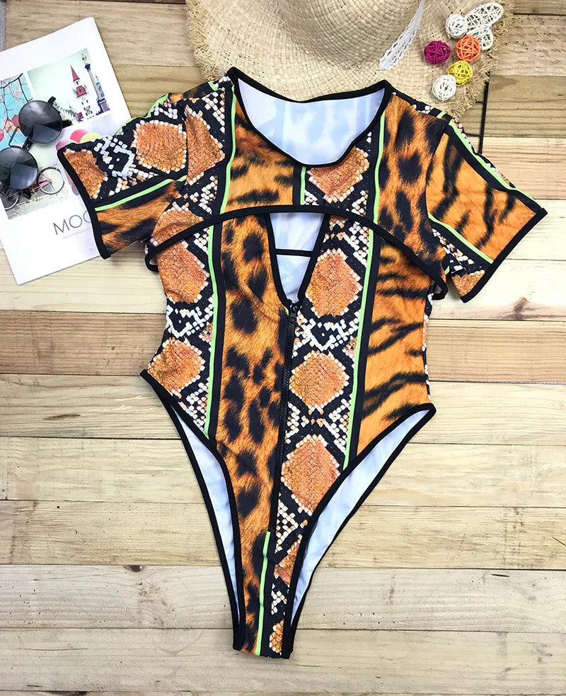 New One Piece Brazilian Bathing Suit Plus Size Swimsuits