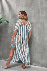 Bikini Cover-up Long Dress Female Robe Plus Size Swimsuit