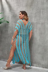 Bikini Cover-up Long Dress Female Robe Plus Size Swimsuit