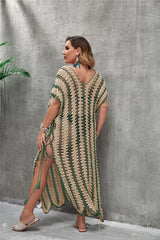 Bikini Cover-up Long Dress Female Robe Plus Size Swimsuit