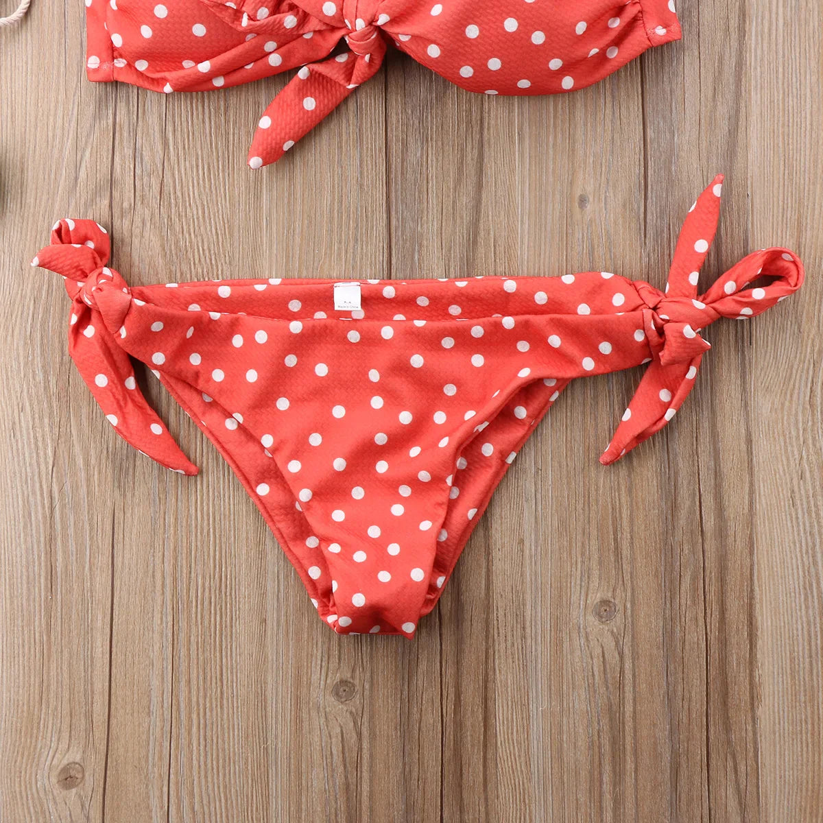 Lace-Up Summer Beachwear Basic Swimsuit