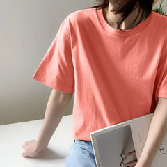 Stylish Purple Short Sleeve Couple Tee
