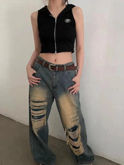 Loose Casual Trend Streetwear 's Denim Pants Jeans