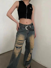 Loose Casual Trend Streetwear 's Denim Pants Jeans