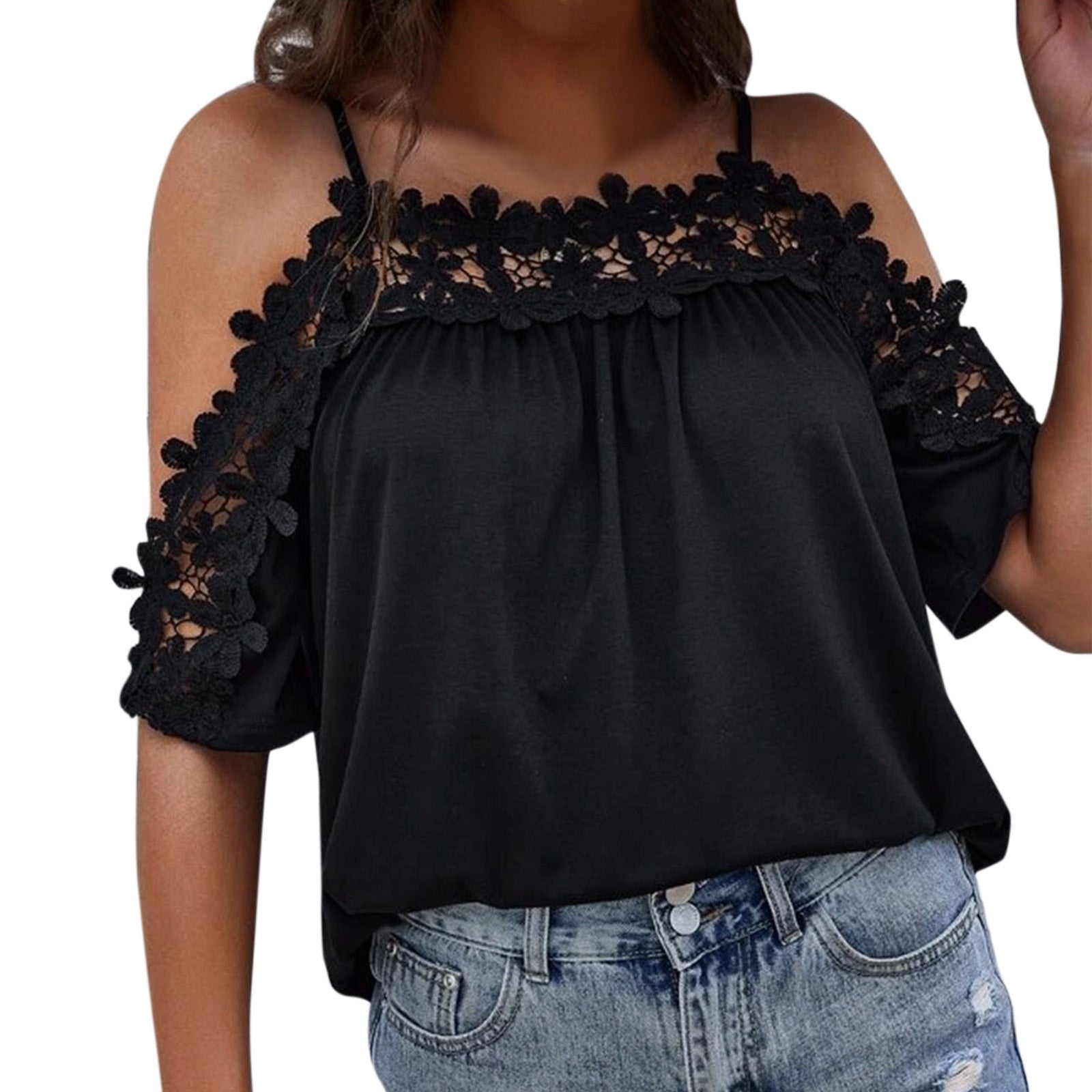 Sleeveless  Off Shoulder Blouse Vacation Shirts Fashion Elegant Vest Tops