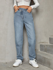 Straight High Waist Jeans