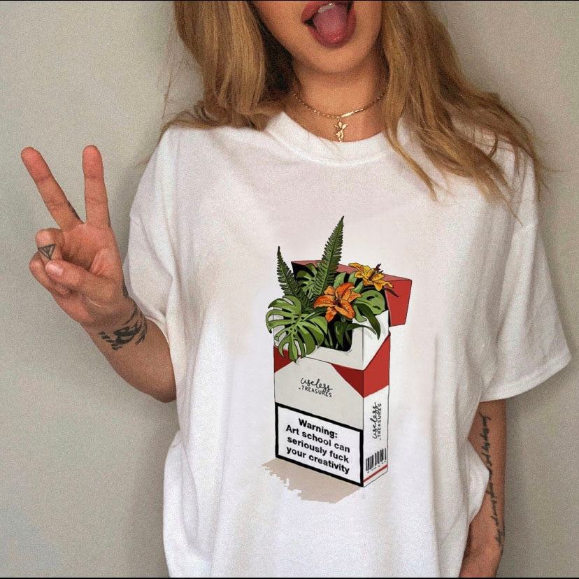 Strawberry Tarot Shirt 90s Lady Fashion Tees