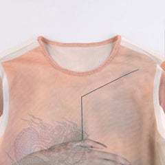 Pattern Print Bodysuit