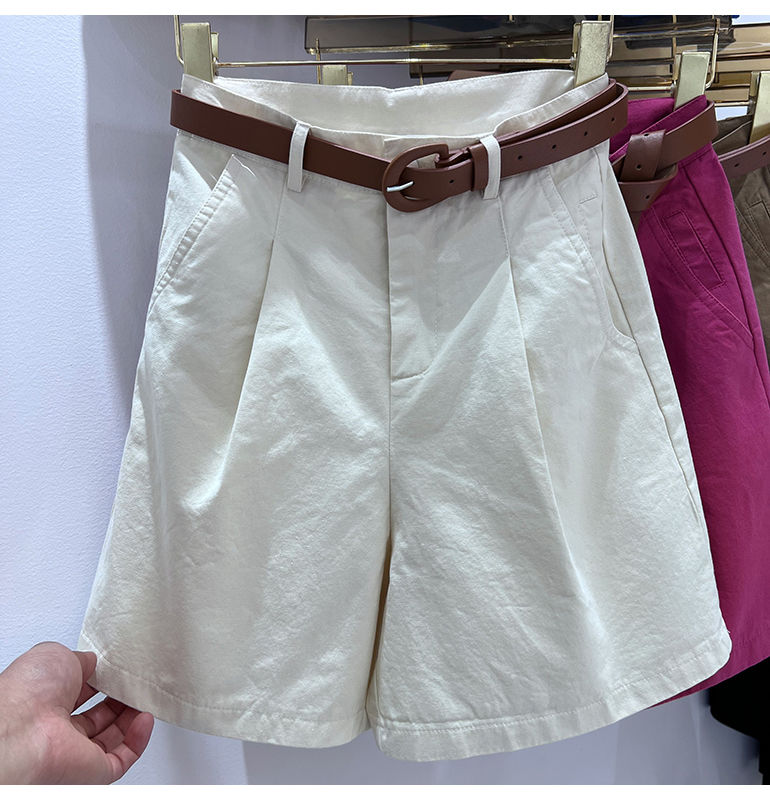 Women's Denim Shorts High Waist Short Casual Cotton Solid Loose Casual Bermuda Shorts