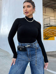Styled Back Skinny Bodysuit