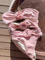 Hollow Out Off-Shoulder Bathing Suit Basic Swimsuit