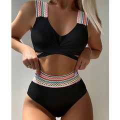 White Push-Up Brazilian Bikini Set Basic Swimsuit
