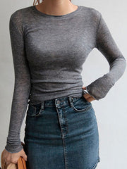 Slim High Quality Plain T Shirt