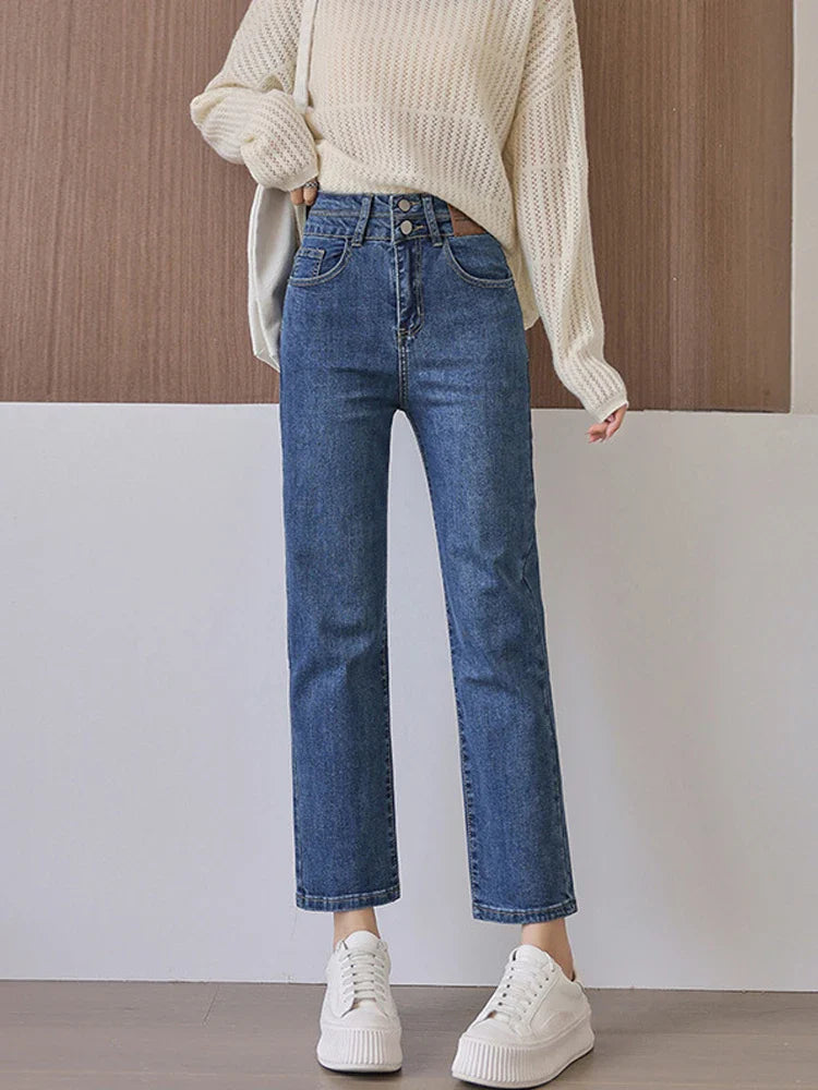 Japanese Curvy Stretch Y2K Jeans