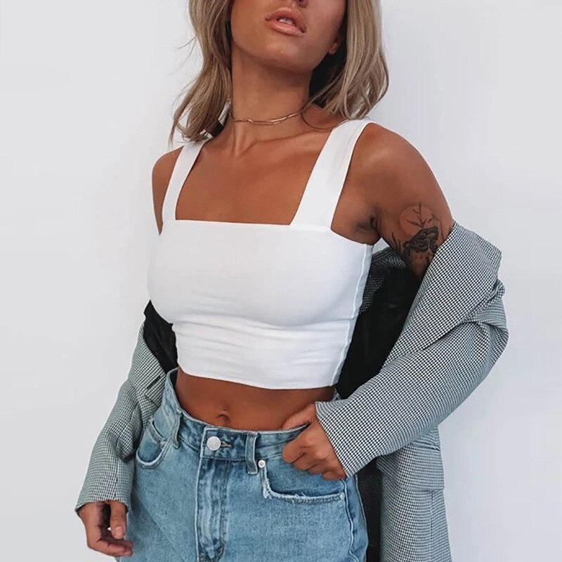 Square Neck Basic Cami Top