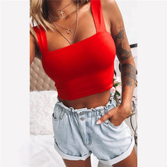 Square Neck Basic Cami Top