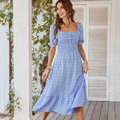 Summer Backless Bow Beach Dress