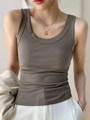 Summer  Sleeveless Basic Tank Top