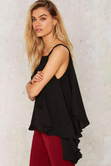 Summer Vest Off shoulder Chiffon T-Shirts