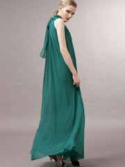 Fashion Stand collar Chiffon Evening Dresses