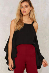 Summer Vest Off shoulder Chiffon T-Shirts