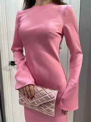 Casual Luxury Ladies Autumn Long Sleeve Party Maxi Dress