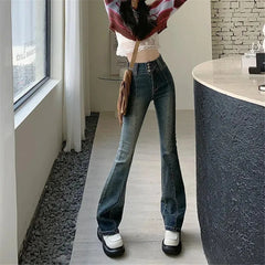 Streetwear Fashion Harajuku Casual Stretch Trousers Denim Pants