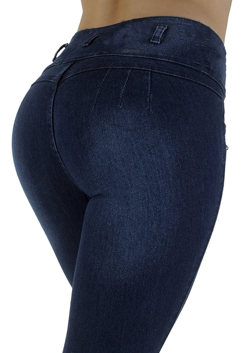 Casual Jeans High Waist Skinny Butt Lifting Elastic Bodycon Pencil  Push Up Hip Ladies Jeans