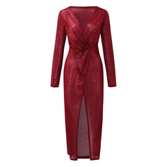 Elegant Sequin Party Dress