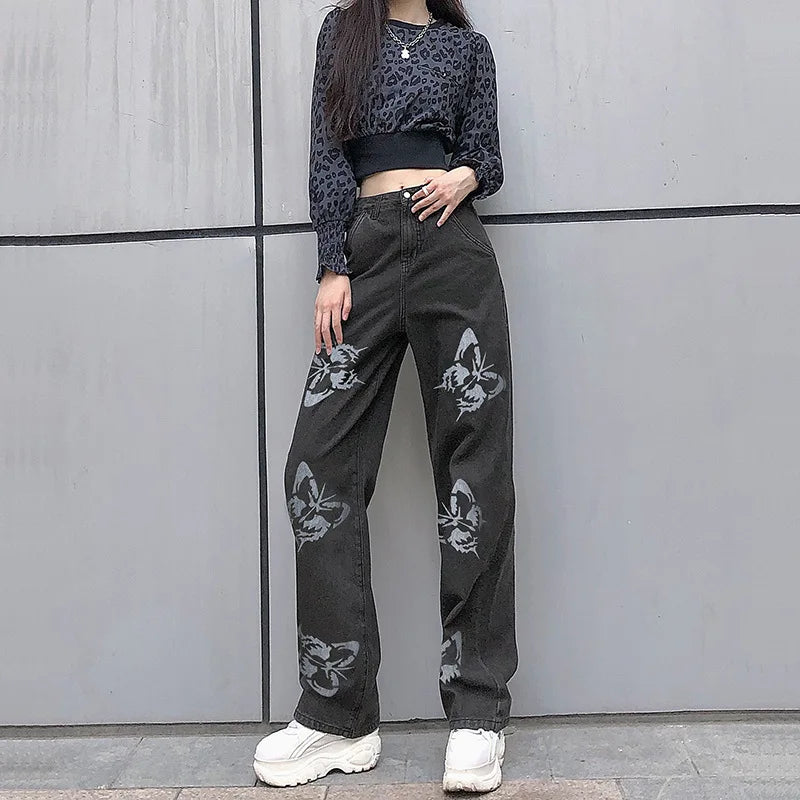 Streetwear Baggy Loose Casual Trousers in Straight Style