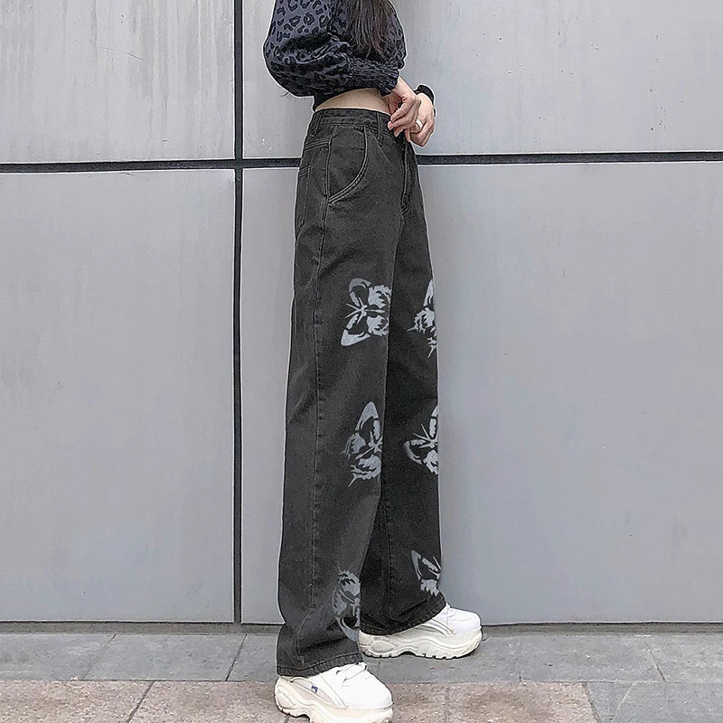 Streetwear Baggy Loose Casual Trousers in Straight Style