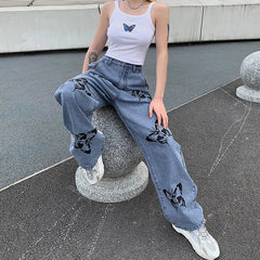 Streetwear Baggy Loose Casual Trousers in Straight Style