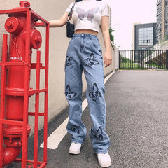 Streetwear Baggy Loose Casual Trousers in Straight Style