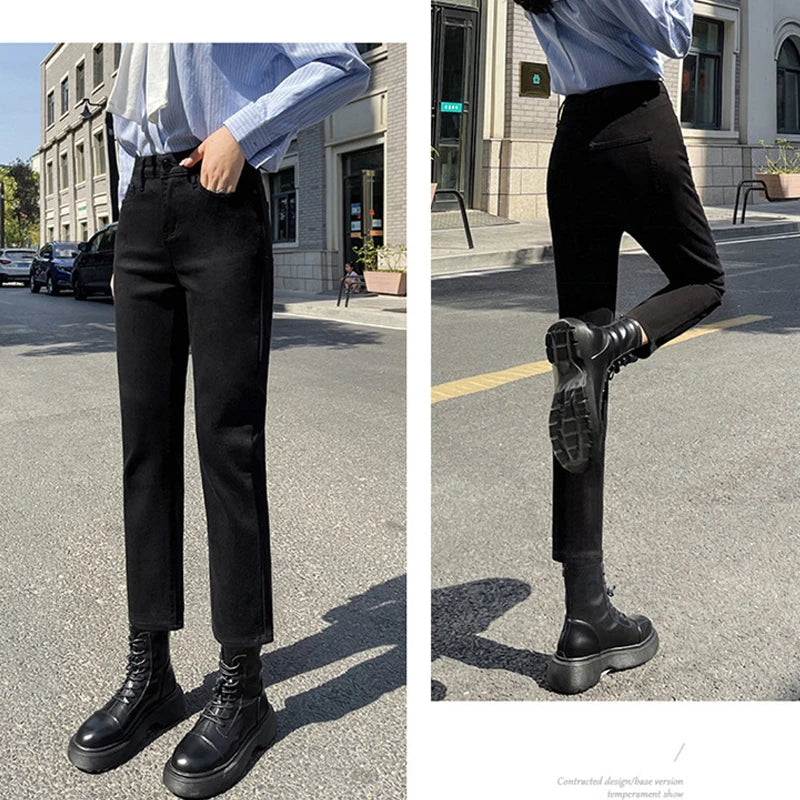 Relaxed Fit Boyfriend Denim Cargo Y2K Streetwear Straight Leg Jeans