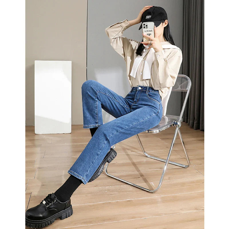 Relaxed Fit Boyfriend Denim Cargo Y2K Streetwear Straight Leg Jeans