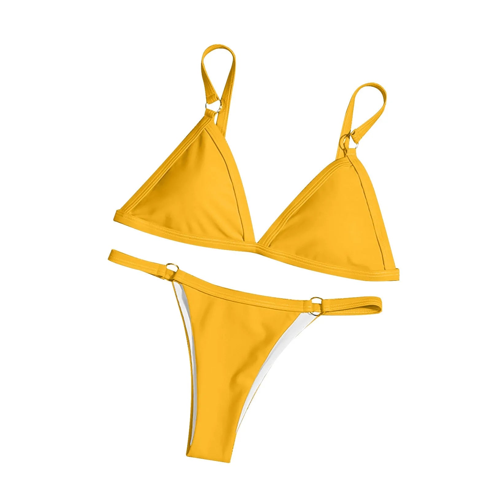 Hollow One-Piece Halter Lingerie Bikini Set