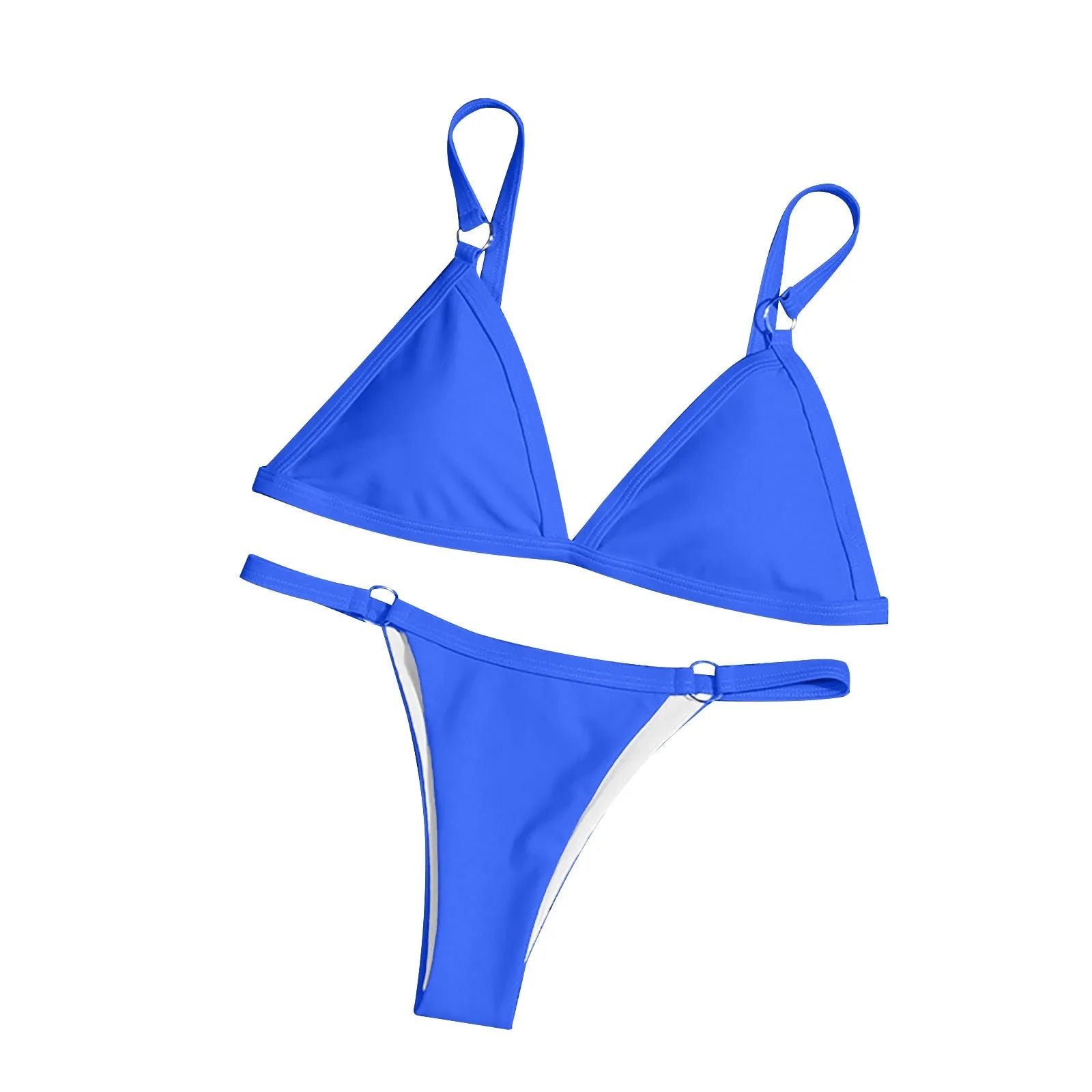 Hollow One-Piece Halter Lingerie Bikini Set