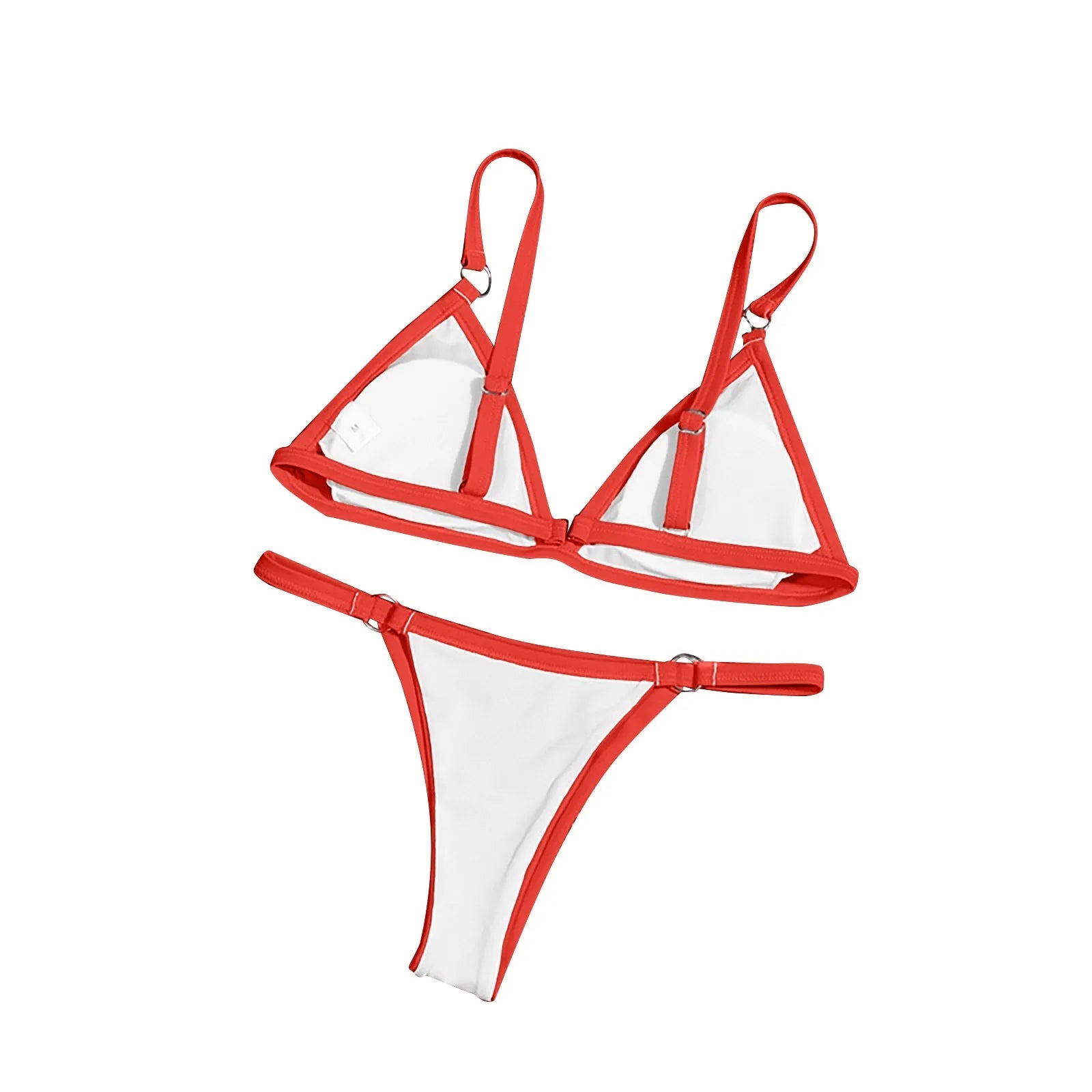 Hollow One-Piece Halter Lingerie Bikini Set